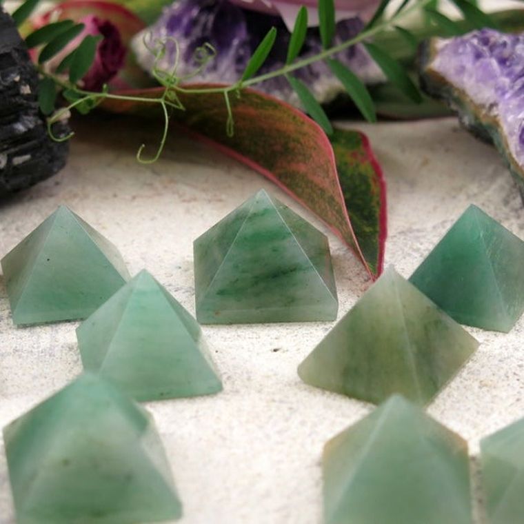 Green Aventurine Pyramids