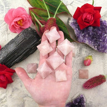 Load image into Gallery viewer, Rose Quartz Pyramids