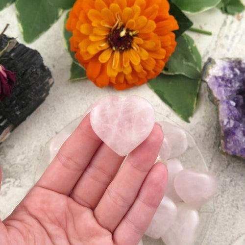 Rose Quartz Hearts