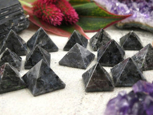 Larvikite Pyramids