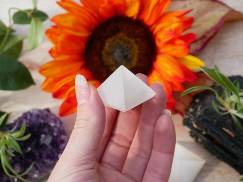 Selenite Pyramids