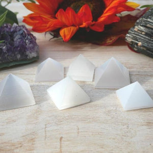 Selenite Pyramids