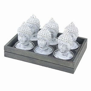 Buddha White Candle